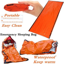 Load image into Gallery viewer, Waterproof Thermal Emergency Sleeping Bag