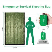 Load image into Gallery viewer, Waterproof Thermal Emergency Sleeping Bag