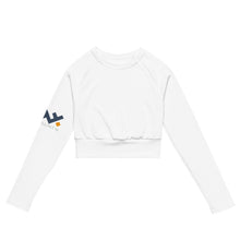 Load image into Gallery viewer, Recycled long-sleeve crop top