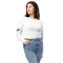 Load image into Gallery viewer, Recycled long-sleeve crop top