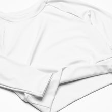Load image into Gallery viewer, Recycled long-sleeve crop top
