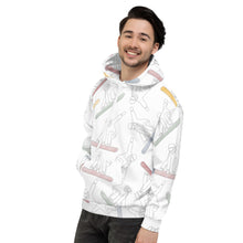 Load image into Gallery viewer, Unisex Snowboard Hoodie