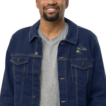 Load image into Gallery viewer, Camping Inspired Denim Jacket