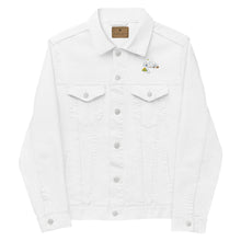 Load image into Gallery viewer, Camping Inspired Denim Jacket