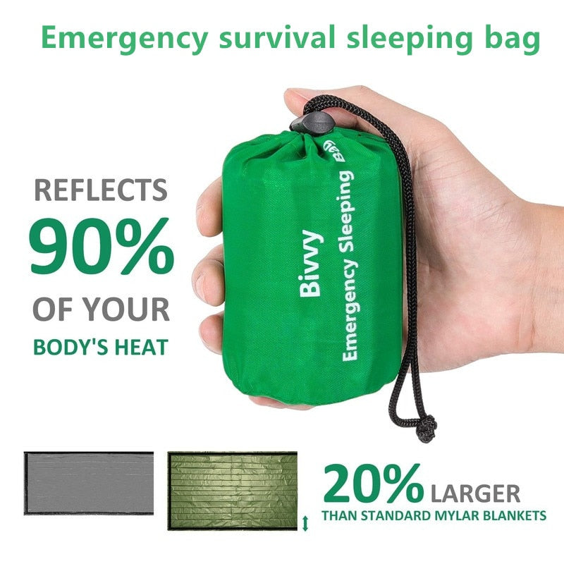 Mylar sleeping clearance bag